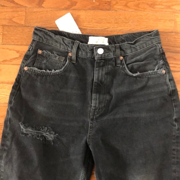 Free People Rugged Black Jeans - Picture 3 of 5